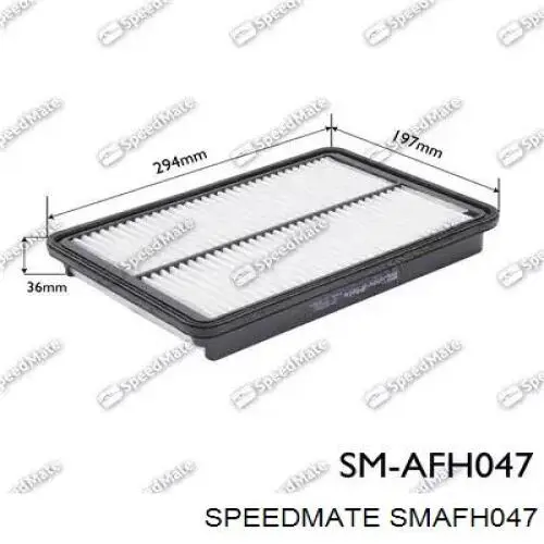 Воздушный фильтр SMAFH047 Speedmate