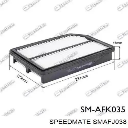 Filtro de aire SMAFJ038 Speedmate