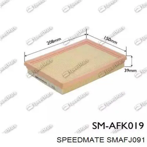 Filtro de aire SMAFJ091 Speedmate