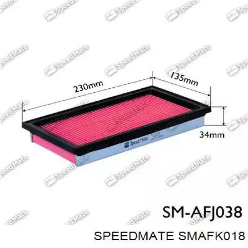 Элемент воздушного фильтра Speedmate SMAFK018 цена, от 5.01 USD