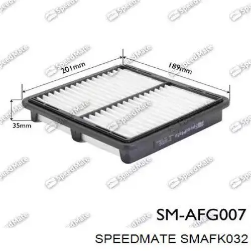 Воздушный фильтр SMAFK032 Speedmate