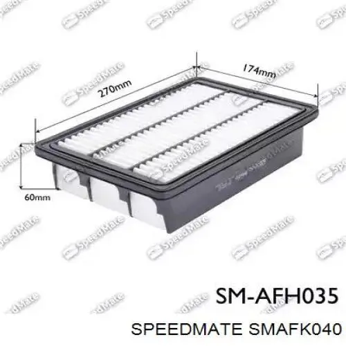 Купить SMAFK040 Speedmate Автомобильный фильтр воздуха