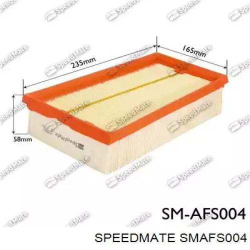 Воздушный фильтр SMAFS004 Speedmate