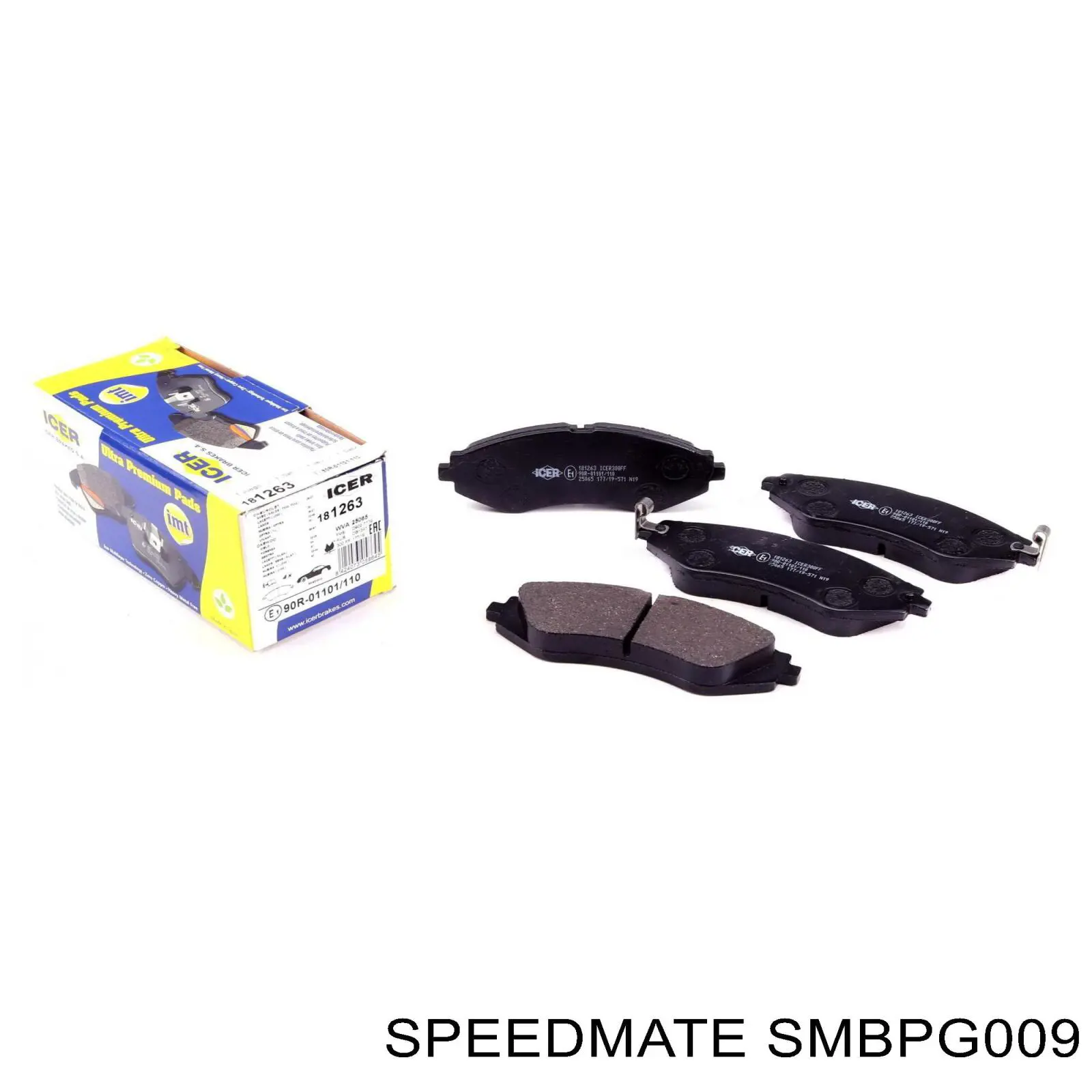 Передние тормозные колодки SMBPG009 Speedmate