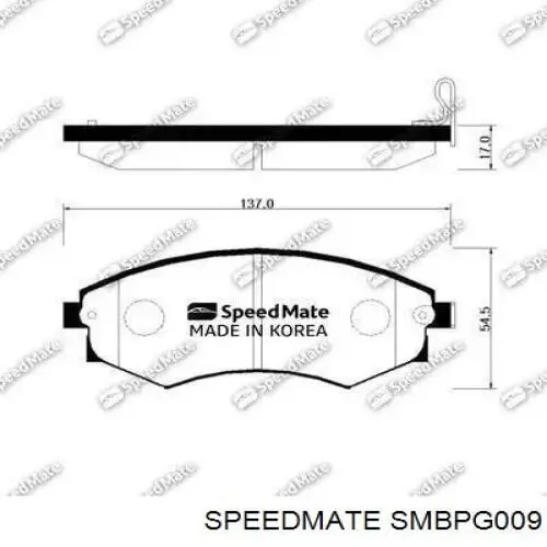Колодки Speedmate SMBPG009 цена, от 21.09 USD