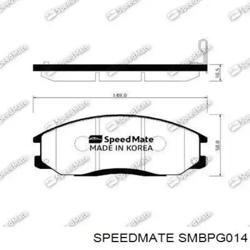 Колодки Speedmate SMBPG014 цена, от 16.47 USD