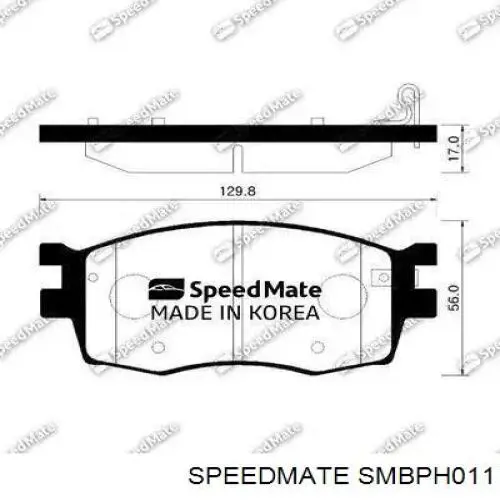 Колодки Speedmate SMBPH011 цена, от 15.31 USD