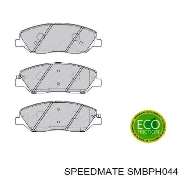 Купить SMBPH044 Speedmate Колодки тормозные