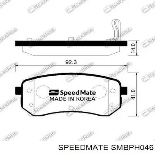 Колодки Speedmate SMBPH046 цена, от 23.03 USD