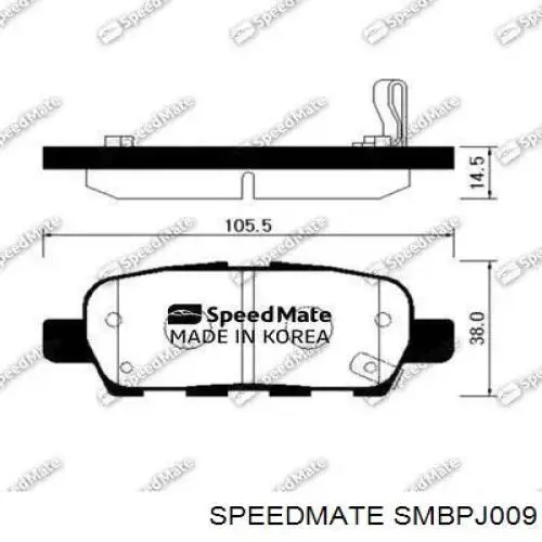 Колодки Speedmate SMBPJ009 цена, от 29.12 USD