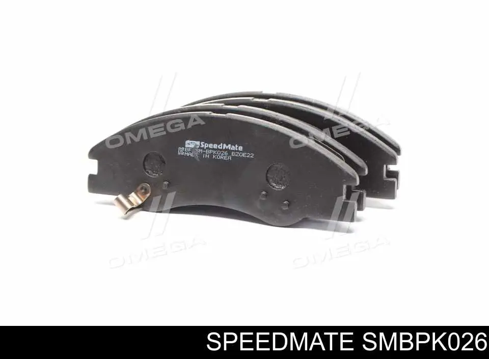 Передние тормозные колодки SMBPK026 Speedmate