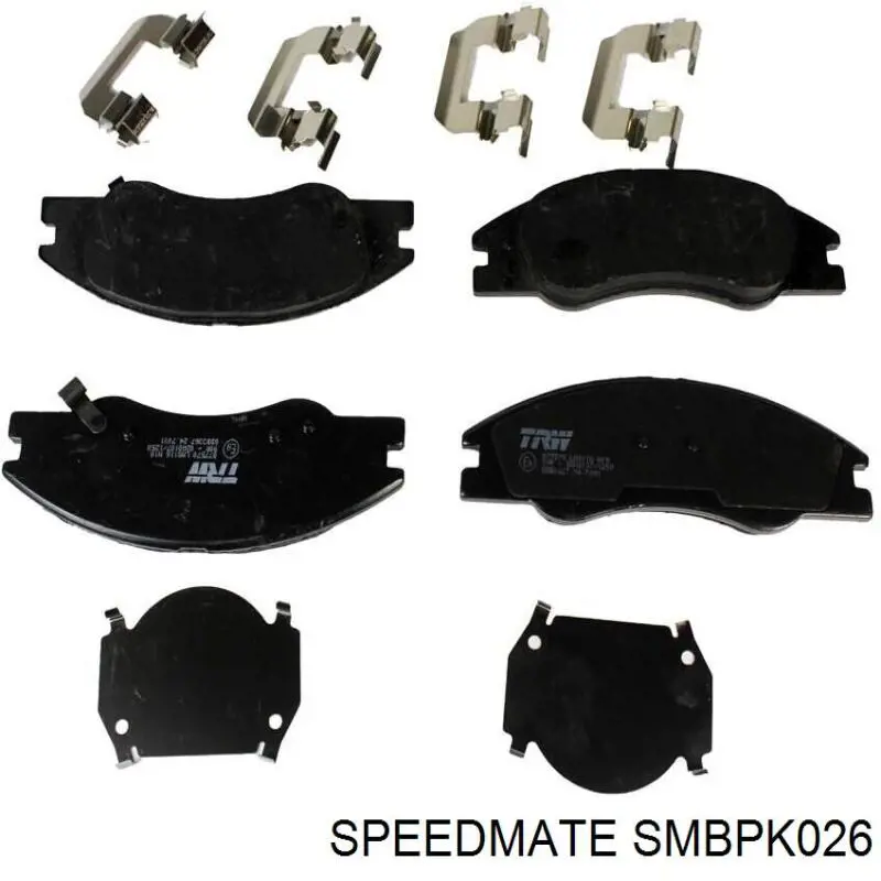 SMBPK026 Speedmate Колодки передние
