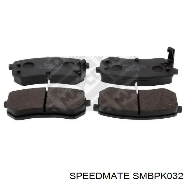 Задние тормозные колодки SMBPK032 Speedmate