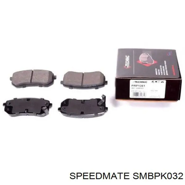 SMBPK032 Speedmate Колодки тормозные дисковые комплект