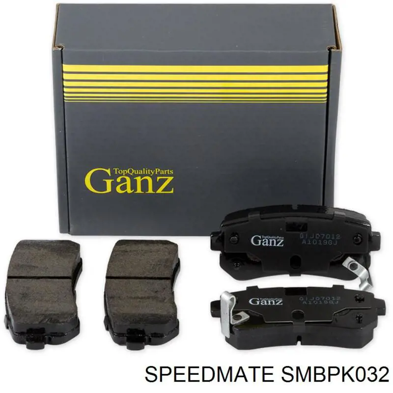 Задние дисковые колодки Speedmate SMBPK032