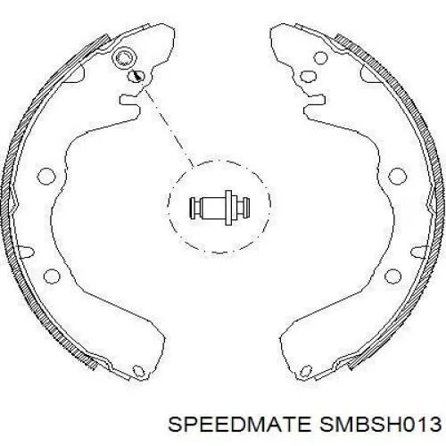 Тормоза рабочие задние ножные и тормозные барабаны Speedmate SMBSH013 цена, от 47.01 USD