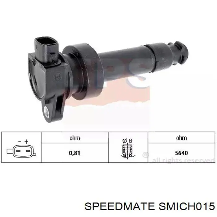 Катушка зажигания SMICH015 Speedmate