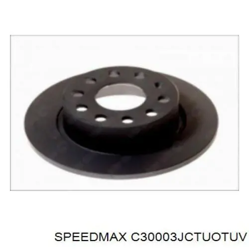 C30003JCTUOTUV Speedmax диск тормозной передний