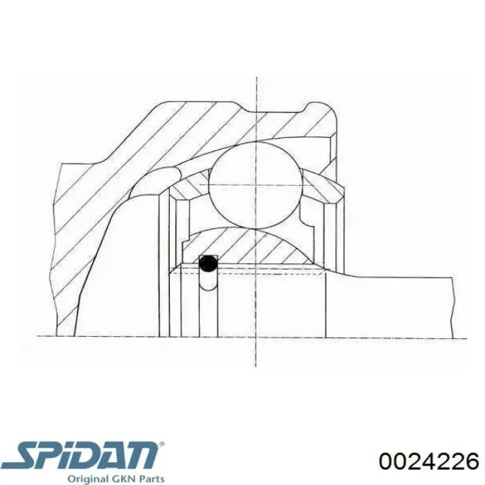 0024226 GKN-Spidan Наружная граната