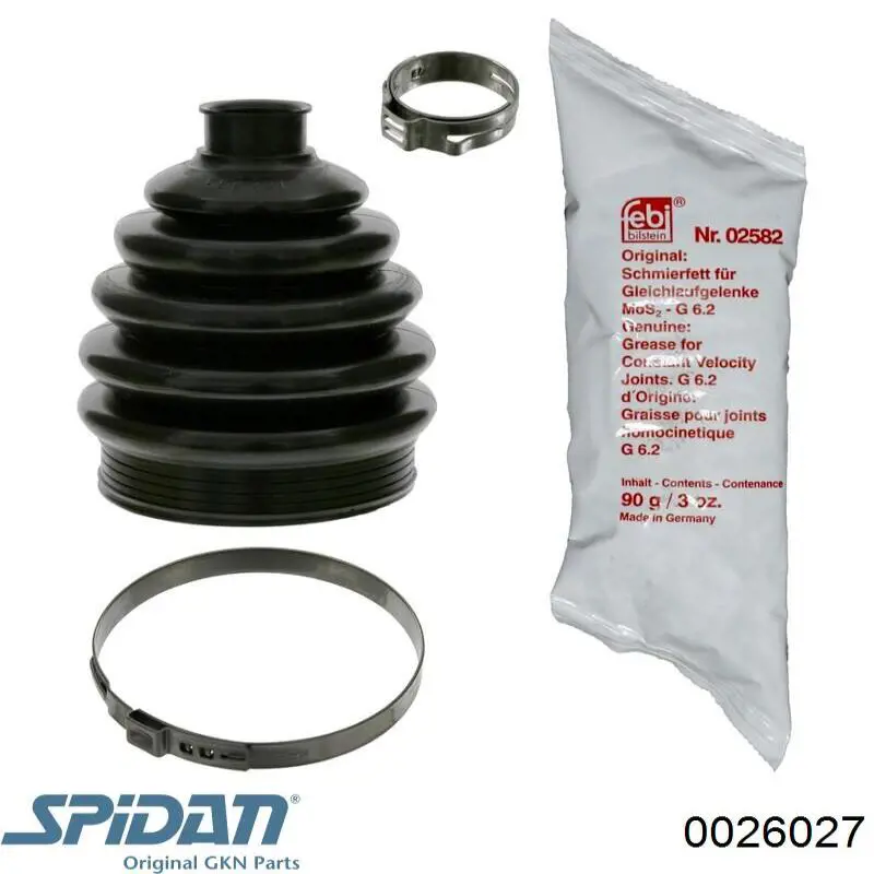Купить 0026027 GKN-Spidan Пыльник гранаты наружный, передний