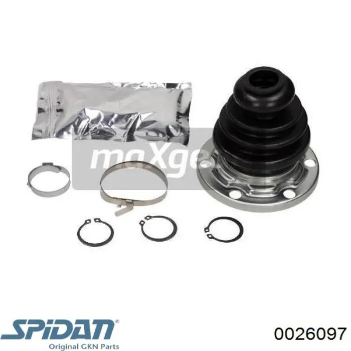Пыльник шарнира угловых скоростей внутренний передний GKN-Spidan 0026097 цена, от 8.52 USD