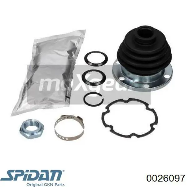 0026097 GKN-Spidan Пыльник ШРУСа передней полуоси внутренний