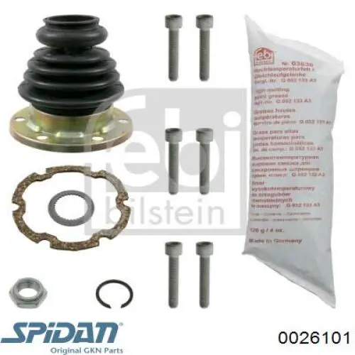 0026101 GKN-Spidan Пыльник гранаты внутренний, правый