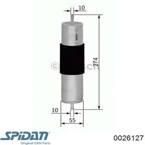 0026127 GKN-Spidan Пыльник шарнира привода