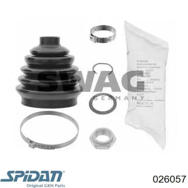 026057 GKN-Spidan Пыльник шарнира привода