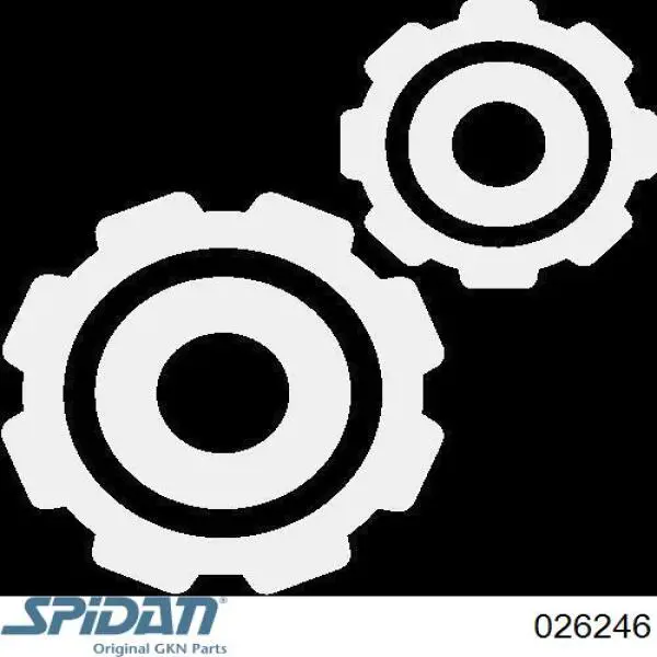 Пыльник ШРУСа задней полуоси наружный 026246 GKN-Spidan