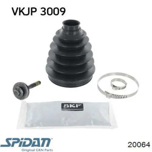 Пыльник ШРУСа наружный 20064 GKN-Spidan