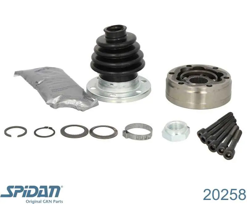 Купить 20258 GKN-Spidan ШРУС внутренний