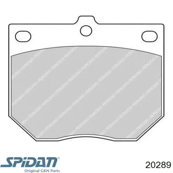 ШРУС внутренний передний левый GKN-Spidan 20289