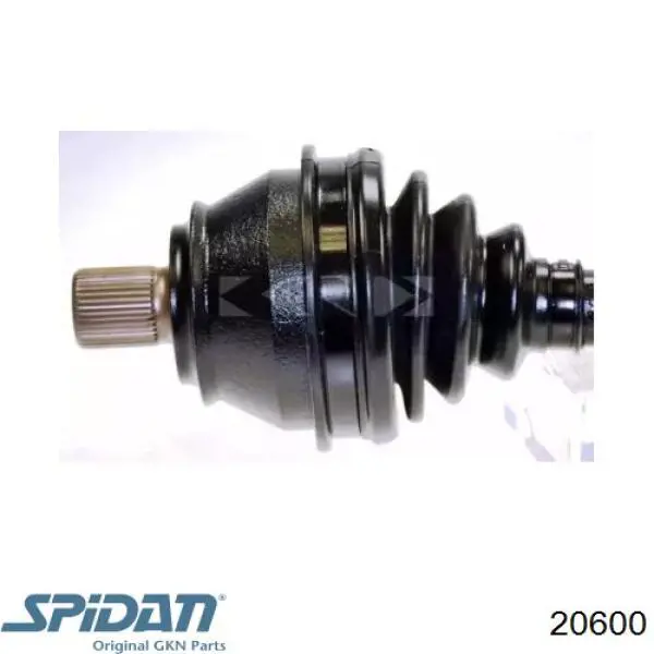 Полуось передняя 20600 GKN-Spidan