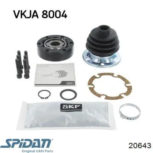 Купить 20643 GKN-Spidan ШРУС внутренний