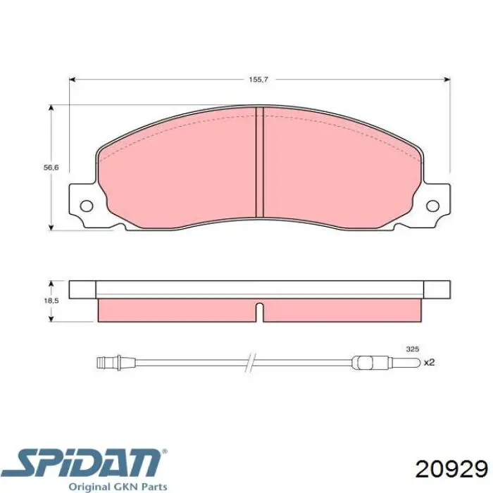 Пыльник ШРУСа наружный 20929 GKN-Spidan