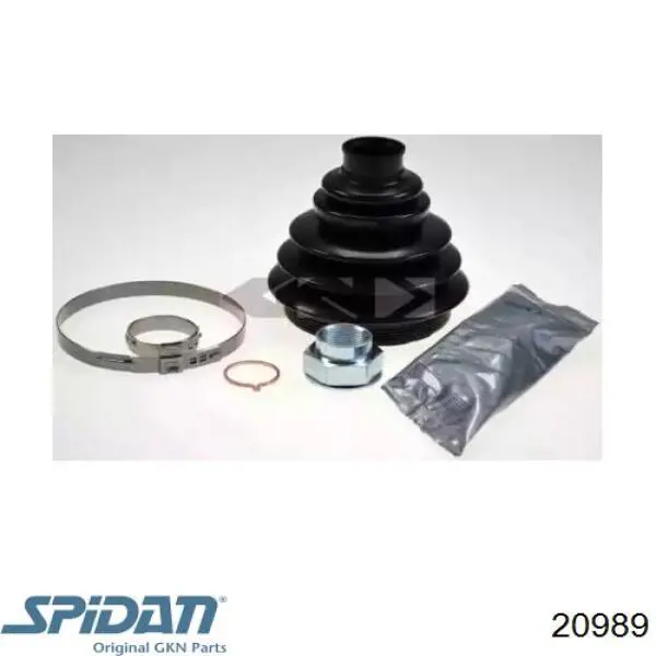 Пильник ШРУСа зовнішній, передній піввісі 20989 GKN-Spidan