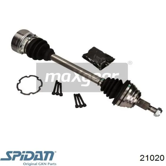 Левая полуось GKN-Spidan 21020