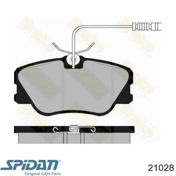 Fuelle, árbol de transmisión delantero exterior 21028 GKN-Spidan