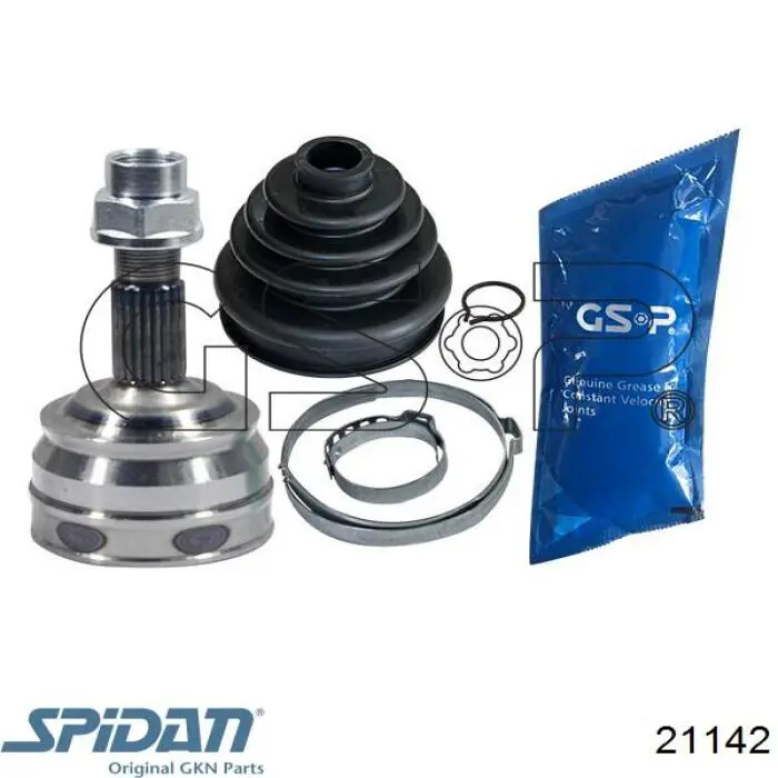 Пильник ШРУСа зовнішній, передній піввісі 21142 GKN-Spidan