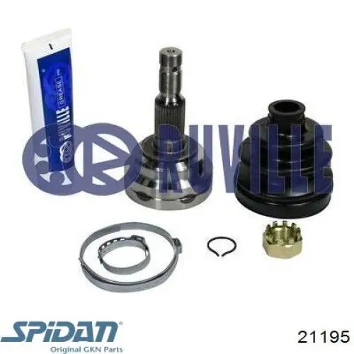 Купить 21195 GKN-Spidan Внешняя граната
