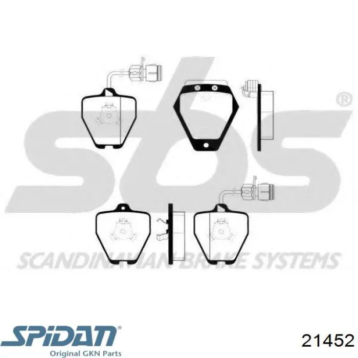 ШРУС наружный передний 21452 GKN-Spidan
