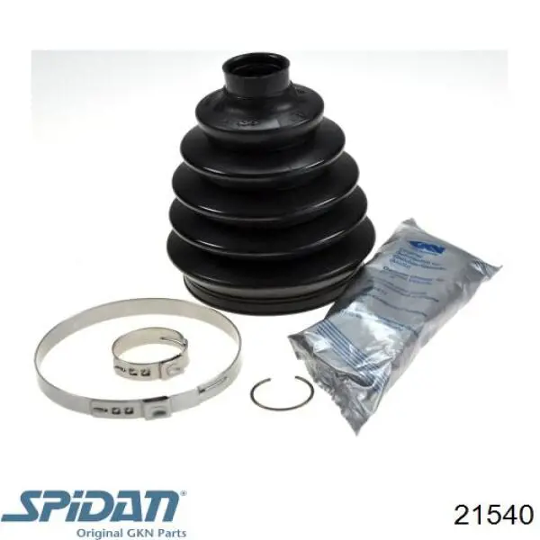 Fuelle, árbol de transmisión delantero exterior 21540 GKN-Spidan