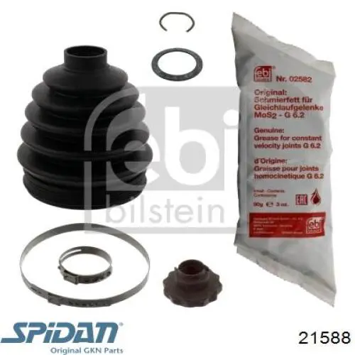 Пыльник ШРУСа передней полуоси наружный GKN-Spidan 21588