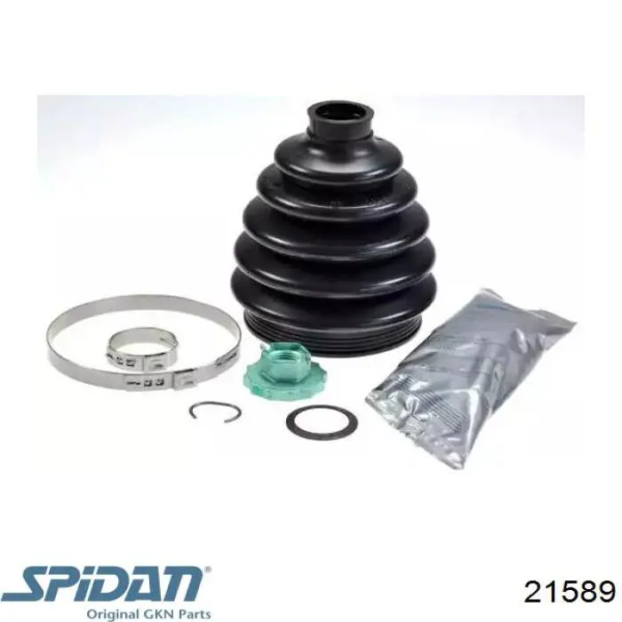 Fuelle, árbol de transmisión delantero exterior 21589 GKN-Spidan