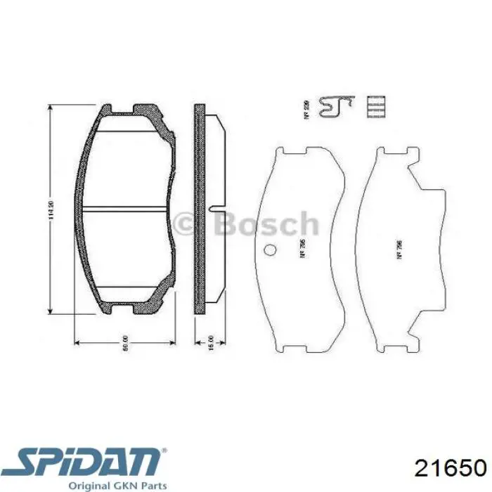 Купить 21650 GKN-Spidan Пыльник гранаты наружный, передний
