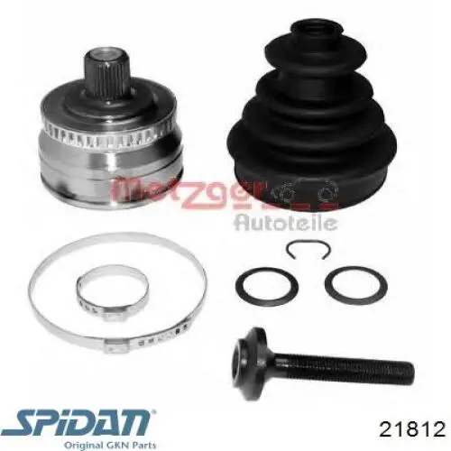 ШРУС наружный передний 21812 GKN-Spidan