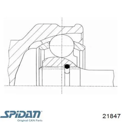 Граната колесная GKN-Spidan 21847 цена, от 29.25 USD
