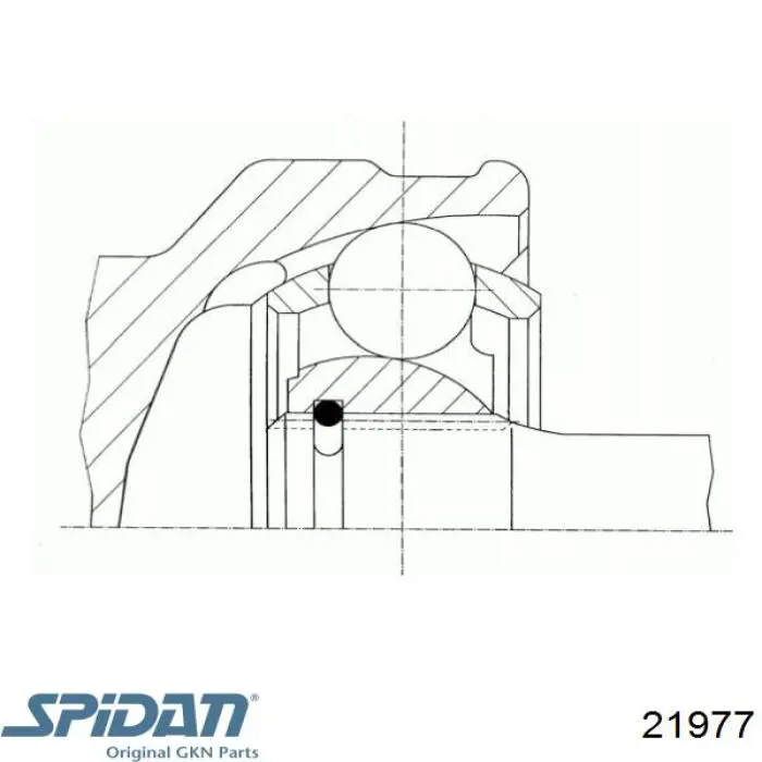 21977 GKN-Spidan шрус наружный передний