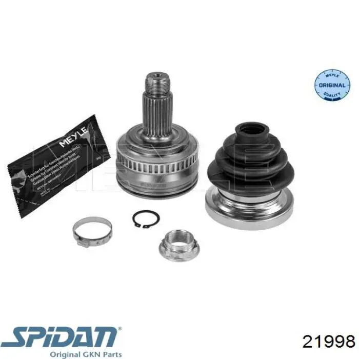 Купить 0021998 GKN-Spidan Полуось задняя левая